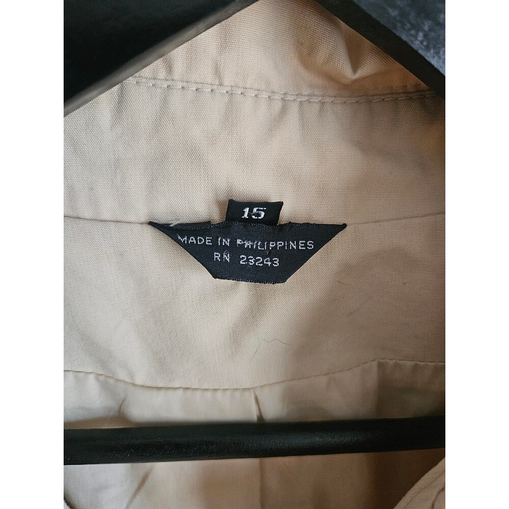 Vintage Neutral Trench Coat – Women’s Size 15 (Fits Modern S/M) - Picture 13 of 13